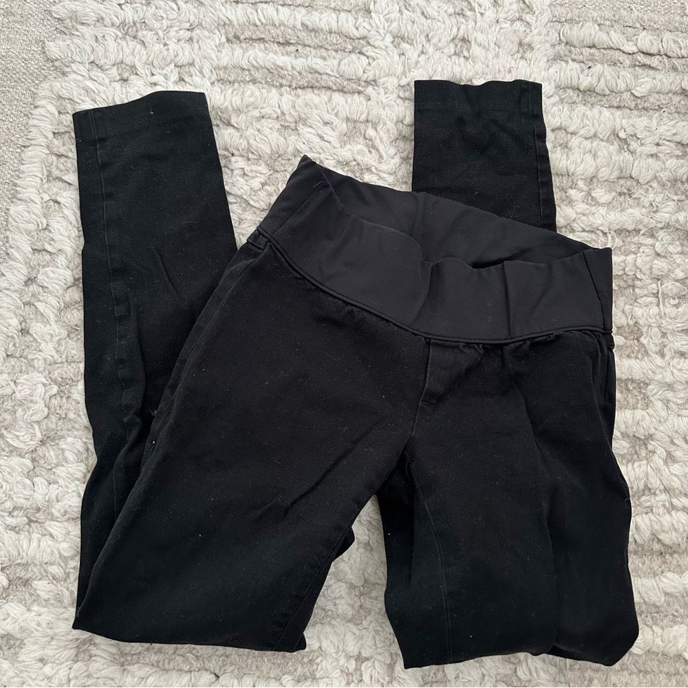 00 black gap maternity pants